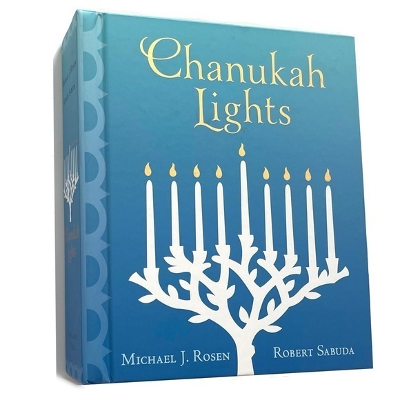 Chanukah Lights Hard Cover Pop Up Book! - Picture 1 of 5